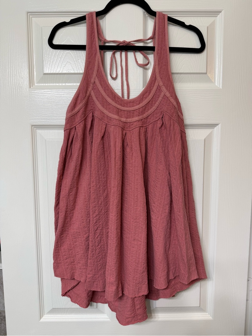 Free People Rose Tie-Back Scoop Neck Tank